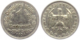 Drittes Reich - J 354 - 1934 E -  1 Reichsmark - ss-vz