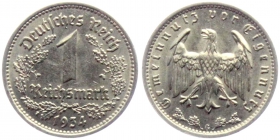 Drittes Reich - J 354 - 1934 G -  1 Reichsmark - ss
