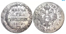 Österreich - Haus Habsburg - Venetien - 1800 - Franz II. (1792/1806-1835) - 1/2 Lira - Mezza Lira - ss+