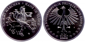 BRD - 2023 F - Hans im Glück - Märchen - Gebrüder Grimm - 20 Euro - bfr.