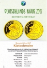 BRD - 2017 - Blume des Jahres 2017 - Klaschmohn - Goldmedaille - PP mit MDM-Echtheitszertifikat