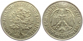 Weimarer Republik - J 331 - 1931 J - Eichbaum - 5 Reichsmark - ss-vz