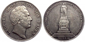 Baden - 1838 - Carl Leopold Friedrich (1830-1852) - Doppeltaler - f.vz