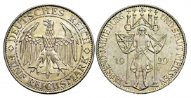 Weimarer Republik - J 339 - 1929 E -  Meißen - 5 Reichsmark - vz-st