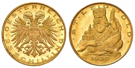 Österreich - 1935 - 1. Republik (1918-1934-1938) - St. Leopold - 25 Schilling - f.st