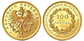 Österreich - 1923 - 1. Republik (1918-1934-1938) - 100 Kronen - vz