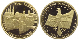 BRD - 2004 G - UNESCO-Welterbe - Weltkulturerbestadt Bamberg - 100 Euro - st in Box mit Zertifikat