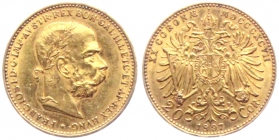 Österreich-Ungarn - 1897 - Kaiser Franz Joseph I. (1848-1916) - 20 Kronen - vz