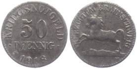 Braunschweig - N 4 - 1918 - 50 Pfennig Notgeld  - ss