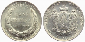 USA - 1920 - Maine - Serie: Bundesstaaten - 1/2 Dollar - f.st