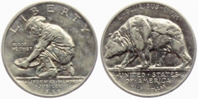 USA - 1925 S - Kalifornien - Goldsucher - Serie: Bundesstaaten - 1/2 Dollar - ss-vz