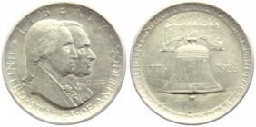 USA - 1926 - 150 Jahre Unabhängigkeit - 1/2 Dollar - vz