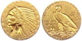 USA - 1910 D - Indian Head - 5 Dollars - vz
