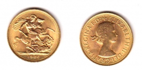 Großbritannien - 1966 - Jugendportrait - Sovereign - st