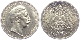 Preussen - J 103 - 1911 A - Wilhelm II. (1888-1918) - 3 Mark - ss