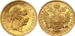 Österreich-Ungarn - 1914 - Kaiser Franz Joseph I. (1848-1916) - 1 Dukat - vz-st min. RF