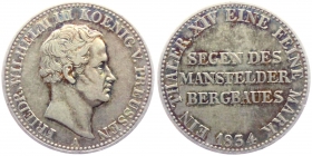 Preussen - 1834 A - König Friedrich Wihelm III. (1797-1840) - Ausbeutetaler - ss-vz