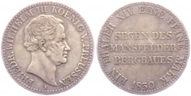 Preussen - 1830 A - König Friedrich Wihelm III. (1797-1840) - Ausbeutetaler - vz