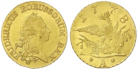 Preussen - 1778 A - Friedrich II. - der Große (1740-1786) - Friedrich D'Or - gutes vz