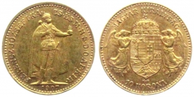 Österreich-Ungarn - 1907 KB - Kaiser Franz Joseph I. (1848-1916) - 10 Corona / Kronen - vz