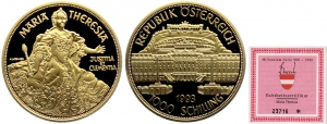 Österreich - 1993 - Maria Theresia - 1000 Schilling - PP