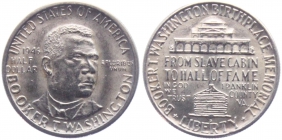 USA - 1946 D - Booker T. Washington - 1/2 Dollar - unc
