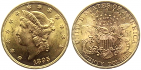 USA - 1895 - Double Eagle - Liberty Head - 20 Dollar - vz-st