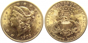 USA - 1903 S - Double Eagle - Liberty Head - 20 Dollar - ss+