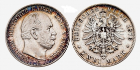 Preussen - J 96 - 1876 C - Kaiser Wilhelm I. (1861-1888) - 2 Mark - ss-vz