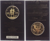 USA - 1984 W - Olympische Spiele 1984 in Atlanta - 10 Dollar im Blister - PP in Box