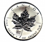 Kanada - 2003 - Maple Leaf - 1 Unze - 5 Dollars - Privy Schaf - st/BU