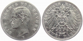 Bayern - J 45 - 1899 D - König Otto (1886-1913) - 2 Mark - ss-vz
