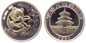 China - 1994 - Panda - 1/10 Unze - st/Bu