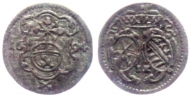 Sachsen - 1694 IX - Johann Georg IV. (1691-1694) - 1 Pfennig - vz