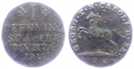 Braunschweig-Calenberg-Hannover - 1818 FR - Georg III. (1760-1814) - 1 Pfennig - s