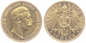 Preussen - J 251 - 1903 A - Kaiser Wilhelm II. (1888-198) - 10 Mark - vz