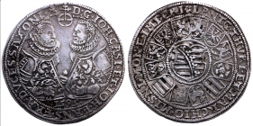 Sachsen-Coburg-Eisenach - 1595 - Johann Ernst & Johann Casimir (1572-1633) - Taler - f.vz