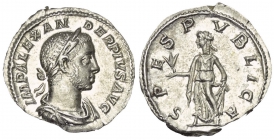 Römisches Kaiserreich - 232 - Severus Alexander (221-235) als Augustus - Denar vz-st