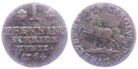 Braunschweig-Wolfenbüttel - 1764 - Karl I. (1735-1780) - 1 Pfennig - s-ss