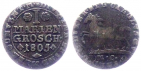 Braunschweig-Wolfenbüttel - 1805 MC - Karl Wilhelm Ferdinand (1780-1806) - 1 Mariengroschen - ss