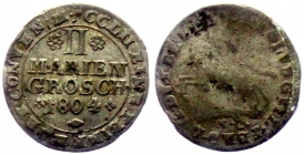 Braunschweig-Wolfenbüttel - 1804 MC - Karl Wilhelm Ferdinand (1780-1806) - 2 Mariengroschen - s