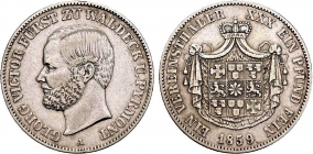 Waldeck-Pyrmont - 1859 A - Georg Victor (1852-1893) - Vereinstaler - ss+