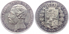 Oldenburg - 1860 B - Nicolaus Friedrich Peter (1853-1900) - Taler - ss+