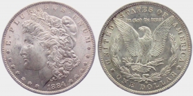 USA - 1884 O - Morgan Dollar - 1 Dollar - f.st