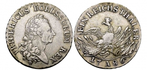 Preussen - 1786 A - Friedrich II., der Große (1740-1786) - Taler - f.vz