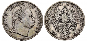 Preussen - 1866 A - König Wilhelm I. (1861-1888) - Sieg über Österreich - Siegestaler - vz