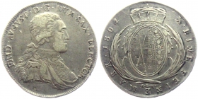 Sachsen - 1804 SGH - Friedrich August III. (1763-1806) - Ausbeutetaler - ss-vz