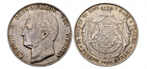 Hessen-Darmstadt - 1844 - Ludwig II. (1830-1848) - Doppeltaler - f.vz