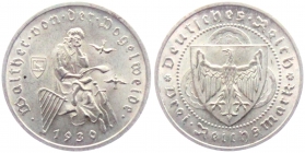 Weimarer Republik - J 344 - 1930 F - Walther von der Vogelweide - 3 Reichsmark - f.st