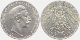 Preussen - J 103 - 1912 A - Kaiser Wilhelm II. (1888-1918) - 3 Mark - ss-vz